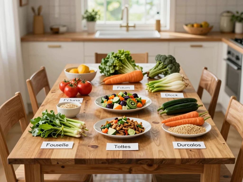 Stiliseret illustration af ugens plan på et board